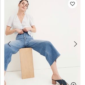 Madewell Wide Leg Crop Pant
